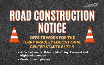 Road Construction Notice - Offsite work for TBEC starts Sept. 9